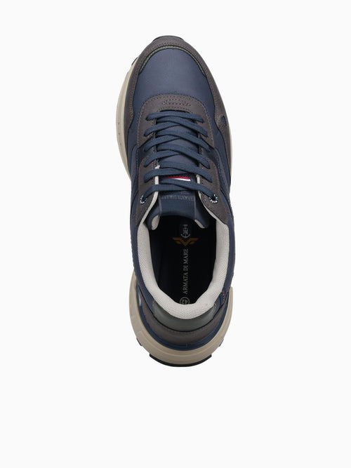 Aidan Brown Navy man made Brown / 7 / M