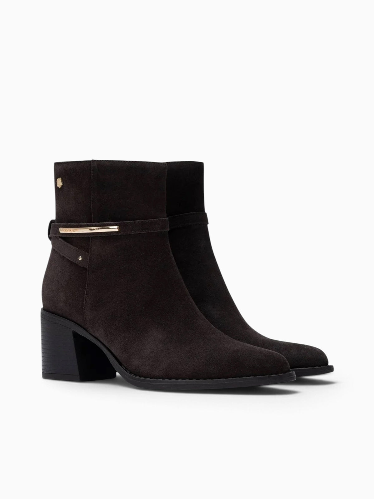 Carolann Marron Suede Dark Brown / 5 / M