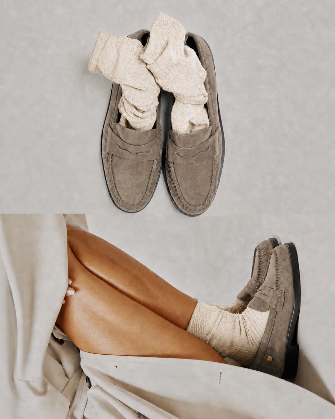 Carol Taupe Suede