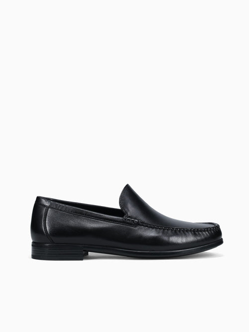 Dress Moc Moccasin Black Sheep Leather Black / 41 / M