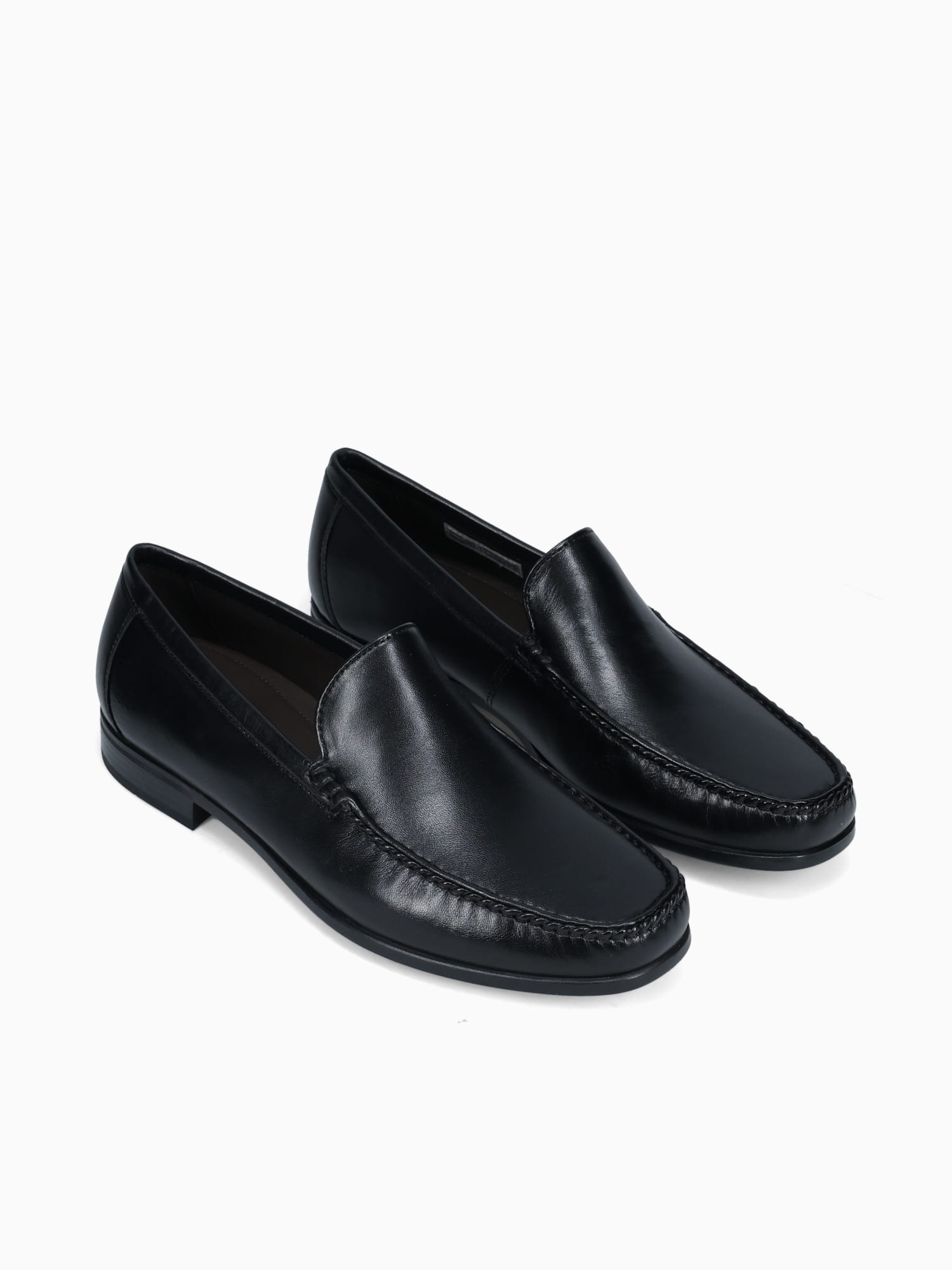 Dress Moc Moccasin Black Sheep Leather Black / 41 / M