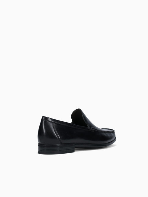 Dress Moc Moccasin Black Sheep Leather Black / 41 / M