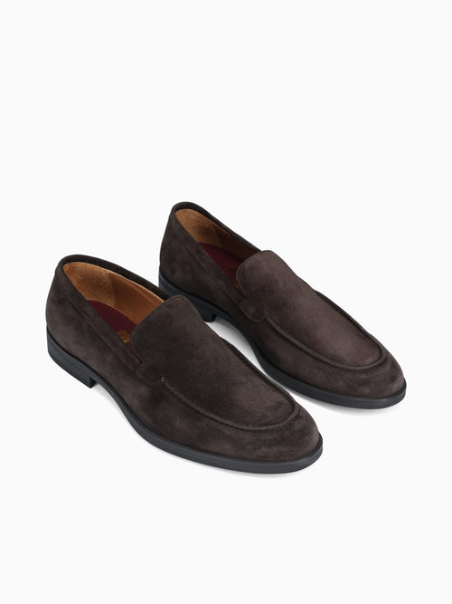 Foscari Dark Brown Suede Dark Brown / 7 / M