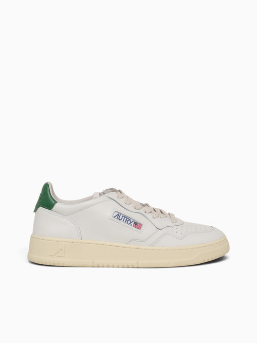 Medalist Low White Green leather White Multi / 40 / M