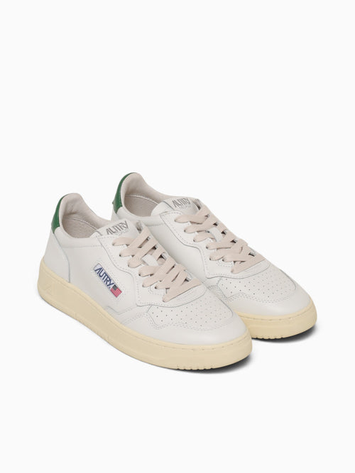 Medalist Low White Green leather White Multi / 40 / M