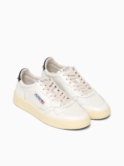Medalist Low White Black leather White Multi / 40 / M