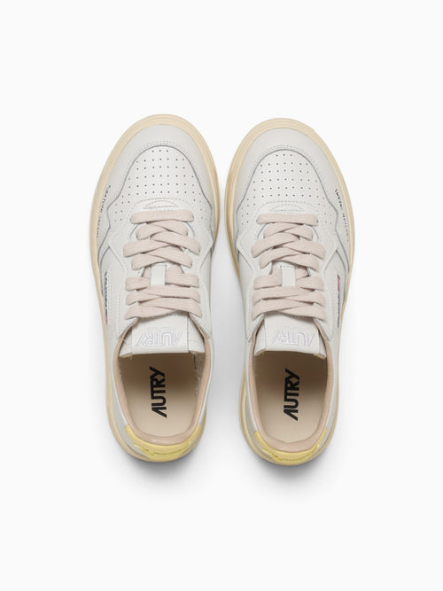 Medalist Low White Lemon mer leather White Multi / 36 / M