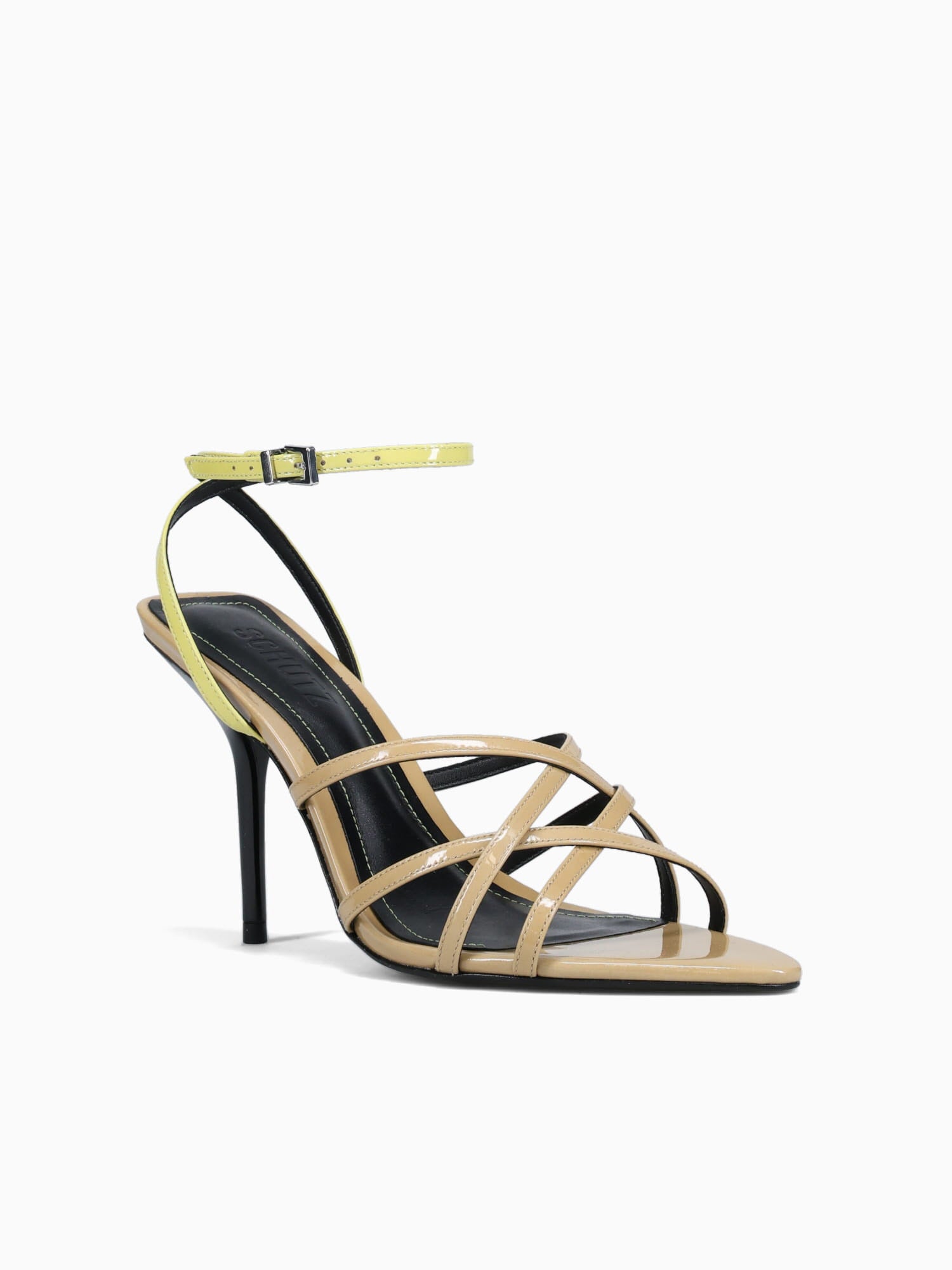 Sharon Ecru Olive Sunny line patent Beige Multi / 5 / M