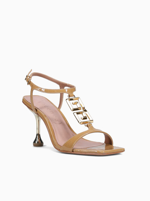 Vidonia Caramel Verniz Canvas Tan / 5 / M