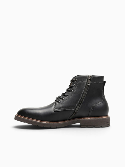 Redford Plain Toe Lace Up Black Black / 7 / M
