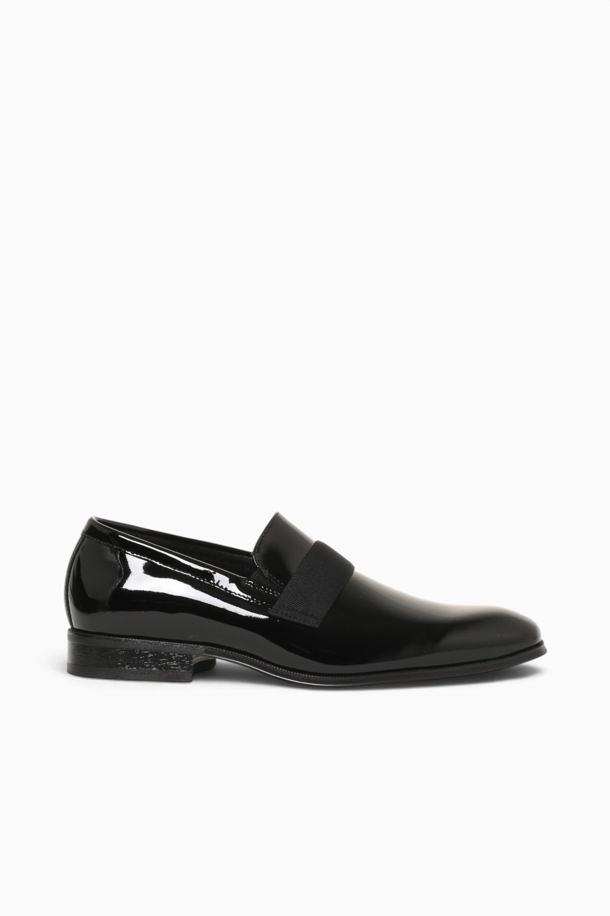 Tux Plain Toe Strap Black Patent Black / 7 / M