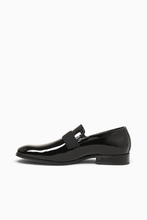 Tux Plain Toe Strap Black Patent Black / 7 / M