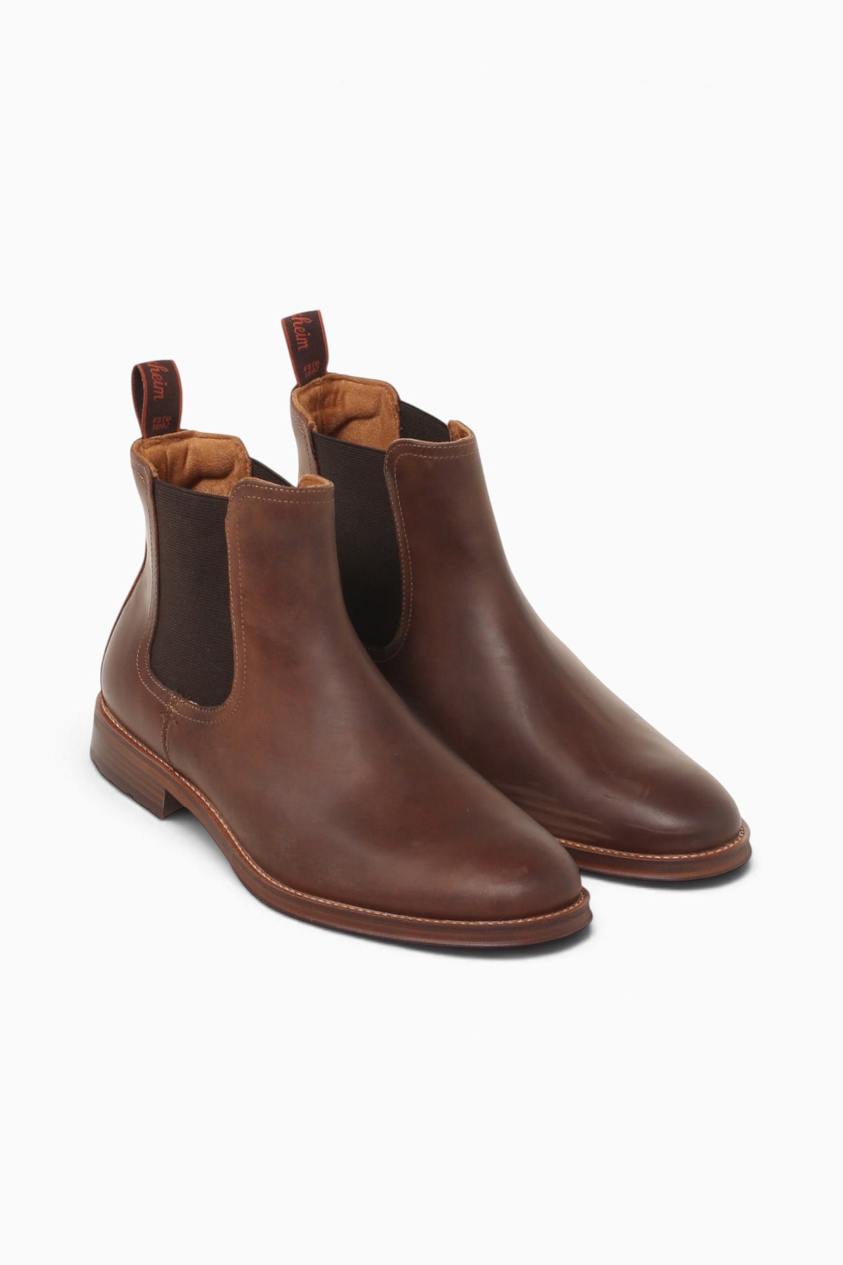 Rucci Lug Plain Toe Chelsea Brown Crazy Brown / 7 / M