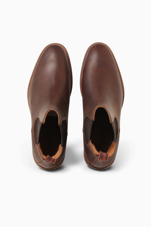 Rucci Lug Plain Toe Chelsea Brown Crazy Brown / 7 / M