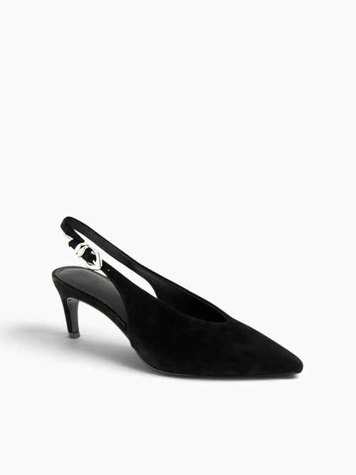 Lucia Black Suede Black / 5 / M