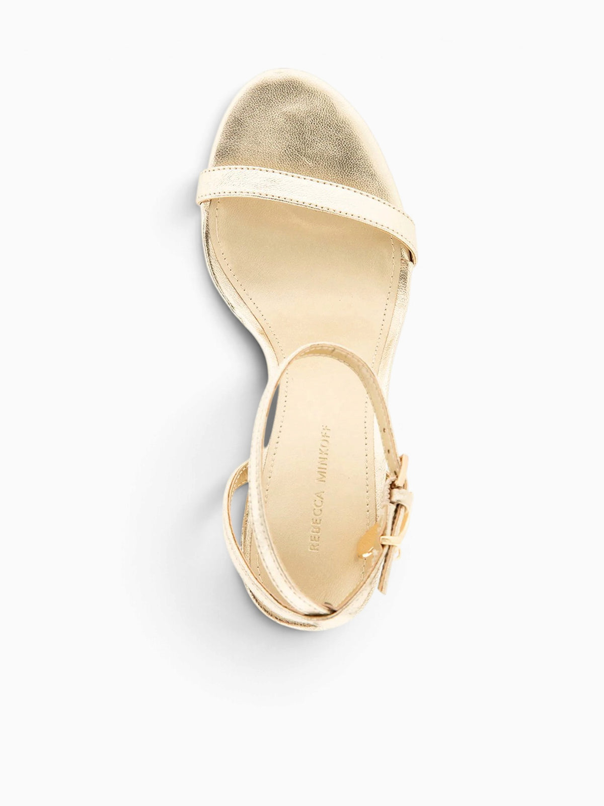 Justine Heart Charm Gold Metallic Leathe Gold / 5.5 / M