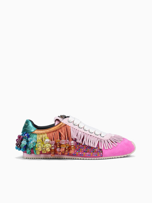 Islington Fringe Fusicia Combo Lea Sde Pink Multi / 5 / M