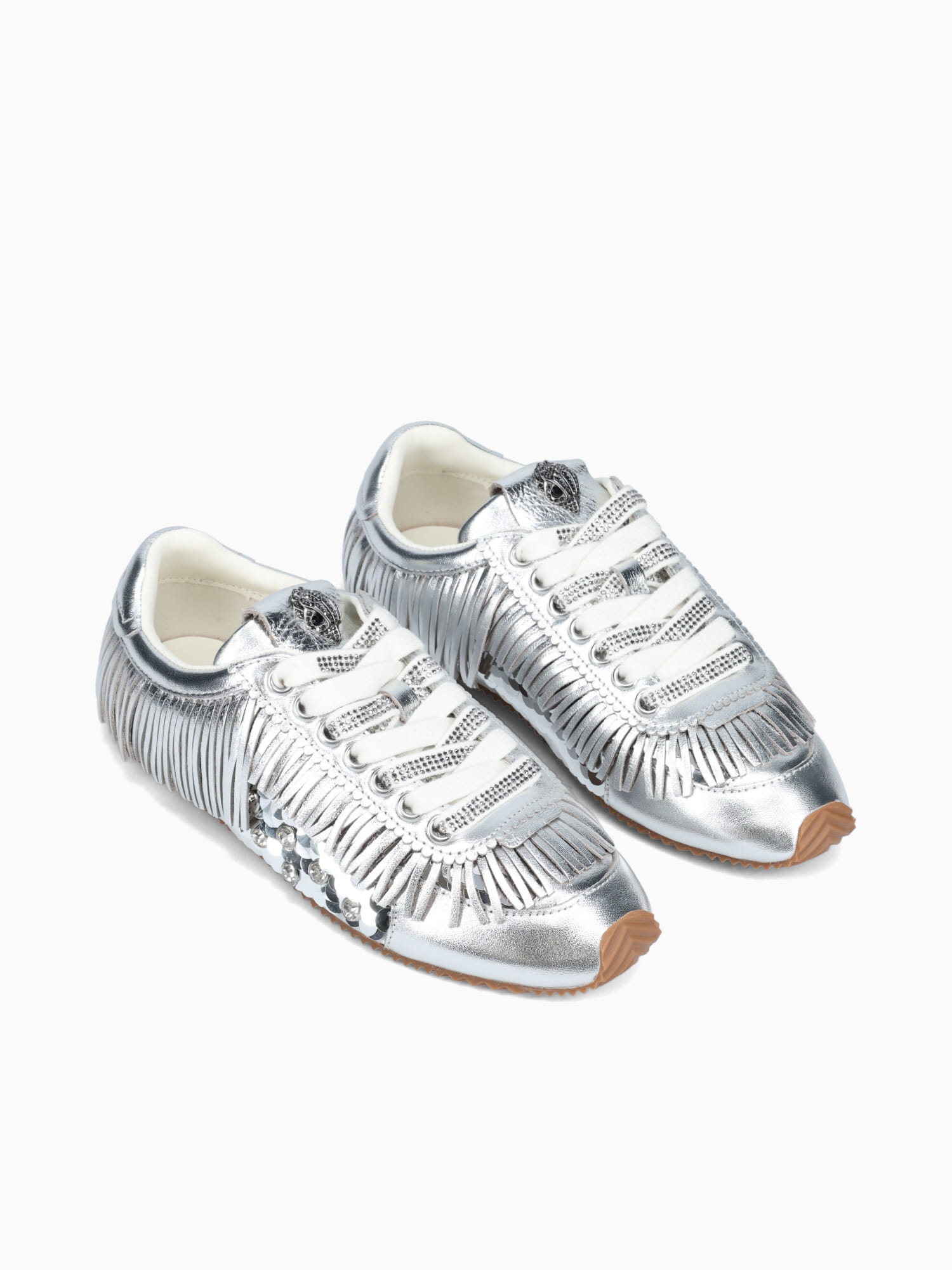 Islington Fringe Silver Leather Silver / 5 / M