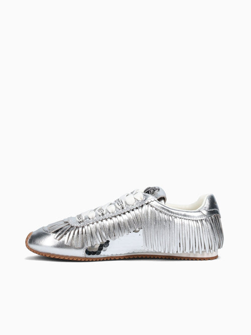 Islington Fringe Silver Leather Silver / 5 / M