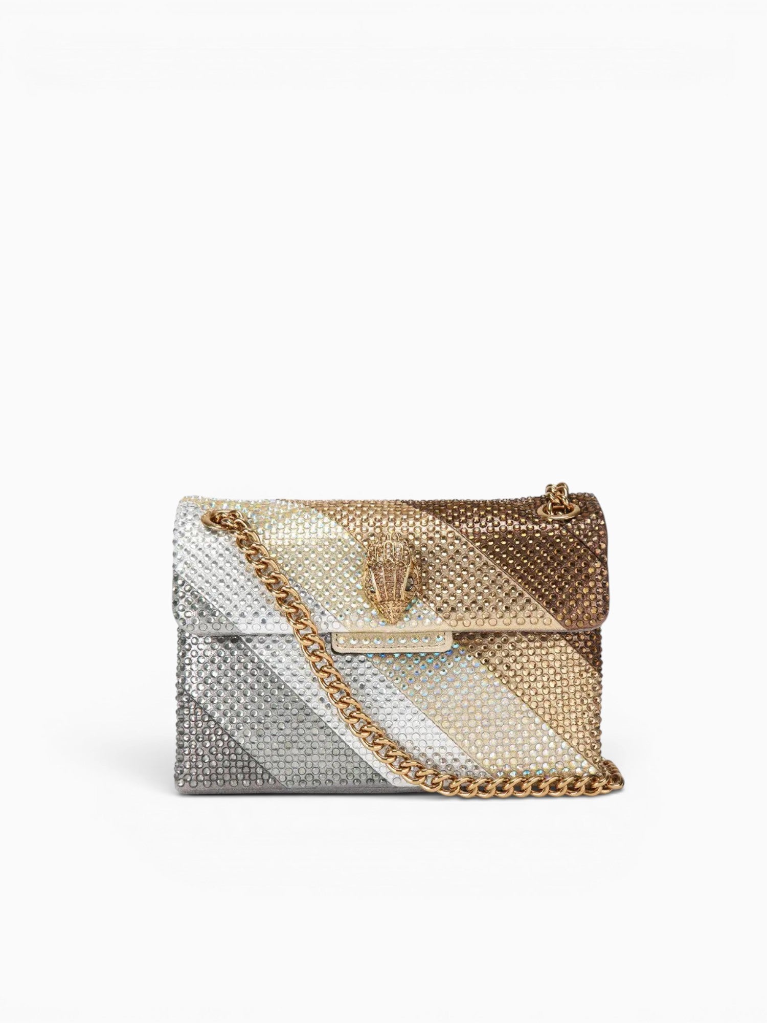 Fabric Mini Kensington L Metal Comb Metallic Multi