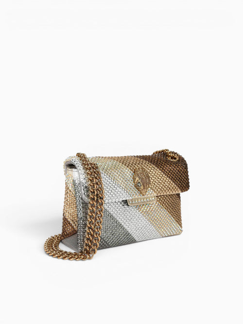 Fabric Mini Kensington L Metal Comb Metallic Multi