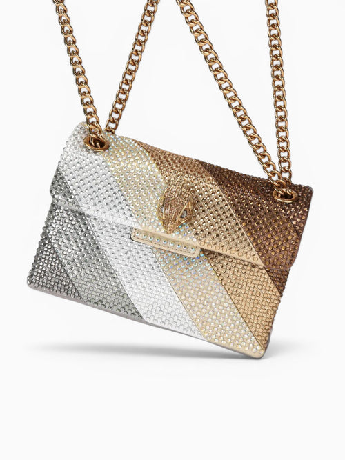 Fabric Mini Kensington L Metal Comb Metallic Multi