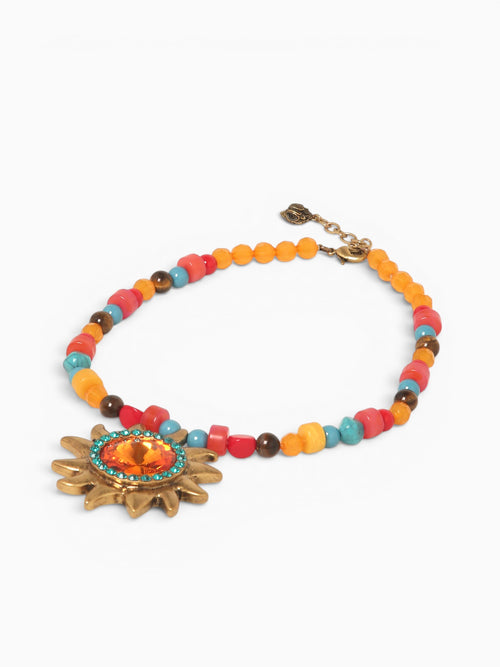 Nec Beaded Sun Multi