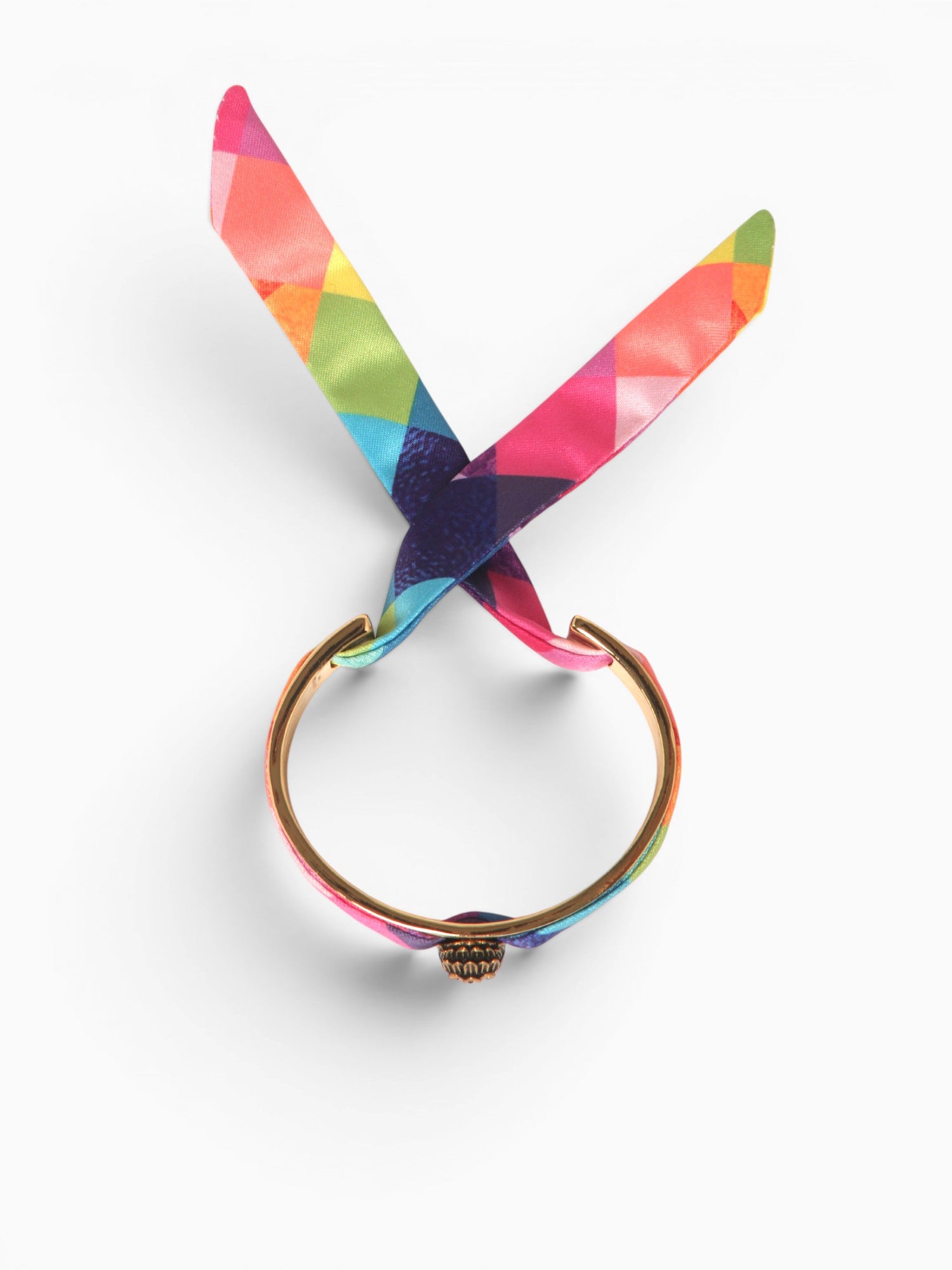 Bra Stained Glass Fabric Tie Multi