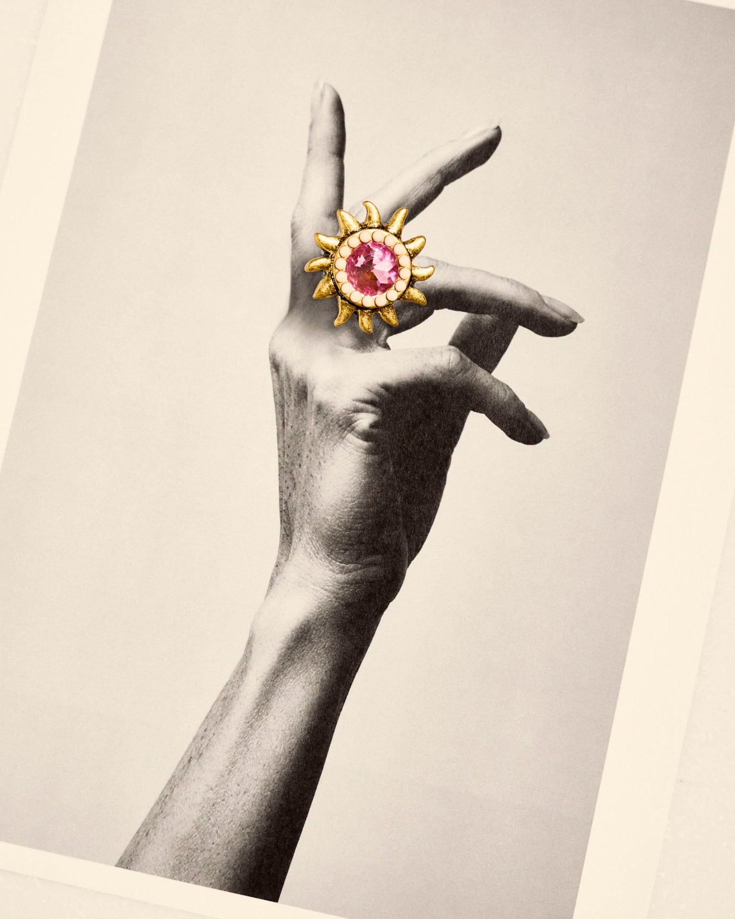 Ring Gemstone Sun Coktail