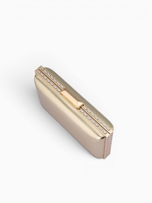 Sammy Crystal Box Gold Gold