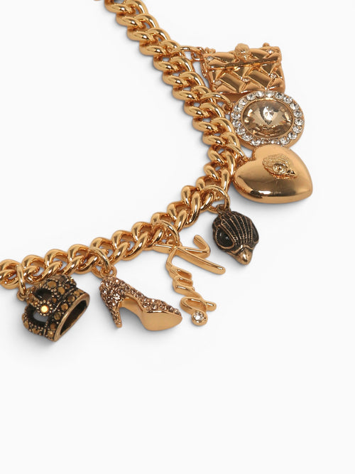 Nec Curb Chain Mixed Charm Gold