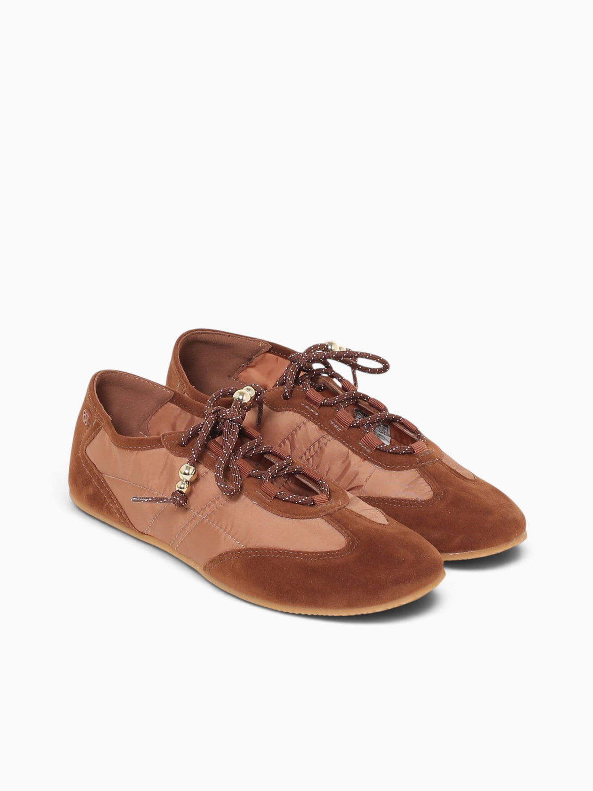 Sneakerina Chocolate Suede Nylon Brown / 5 / M