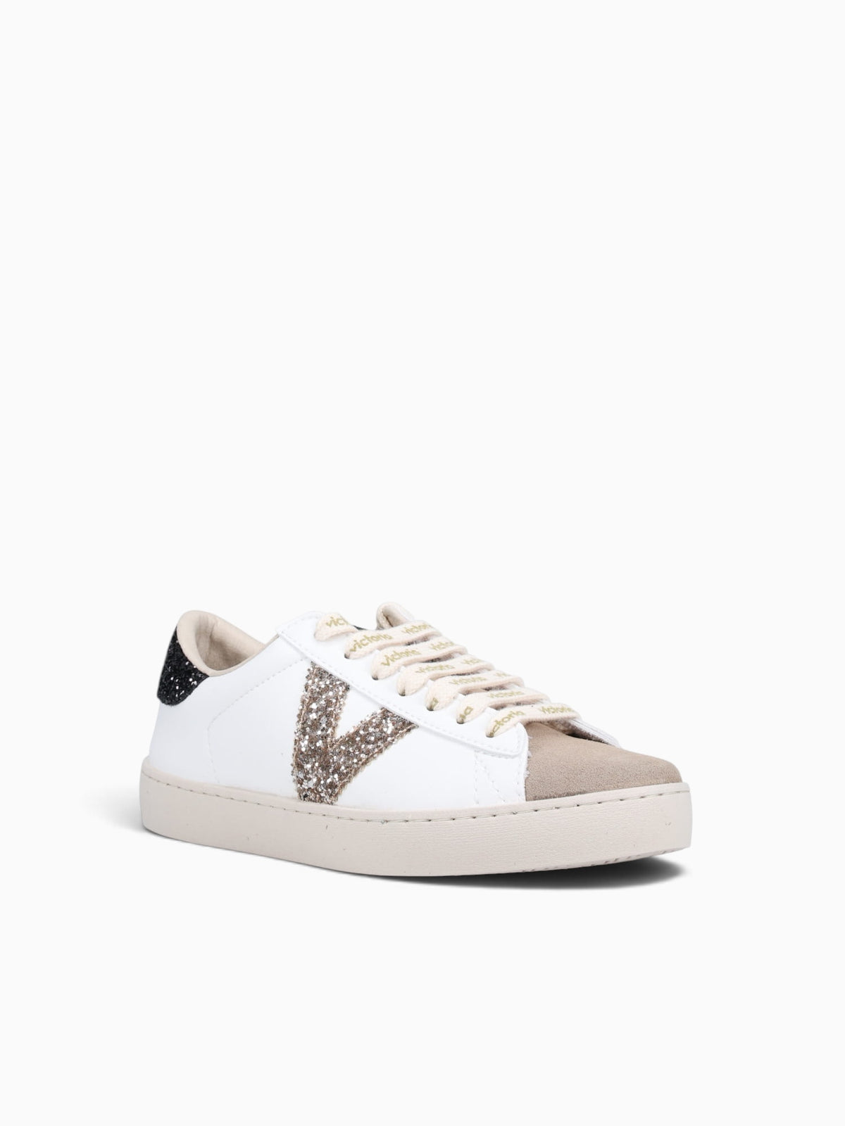 Berlin Glitter Cordon Negro Leather White Multi / 5 / M