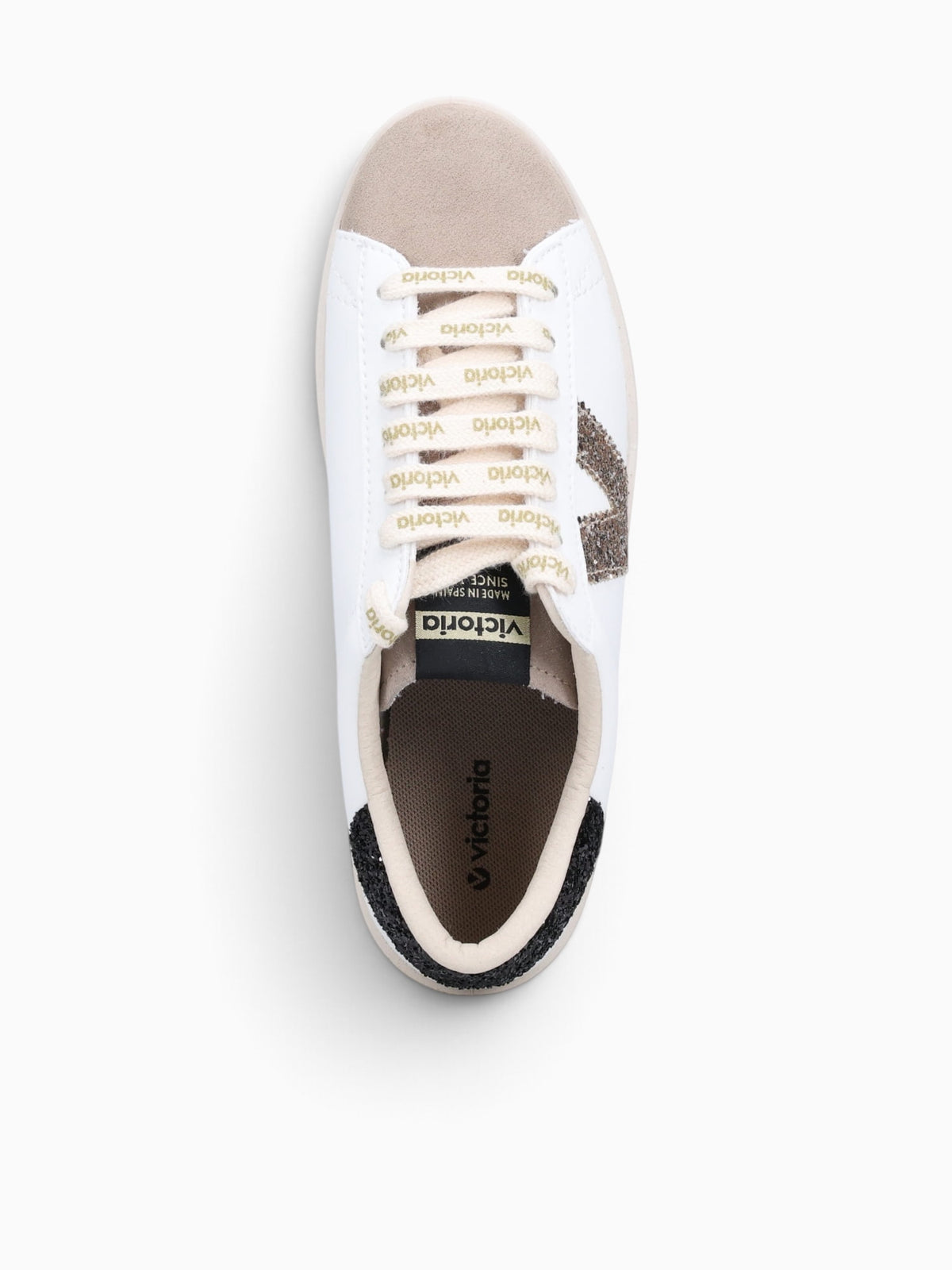 Berlin Glitter Cordon Negro Leather White Multi / 5 / M