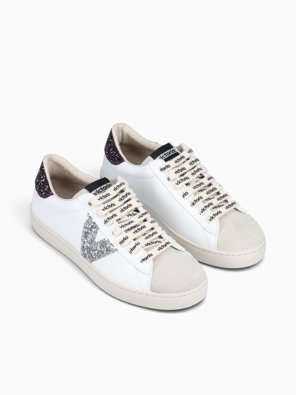 Berlin Glitter Cordon Burdeos Leather White Multi / 5 / M