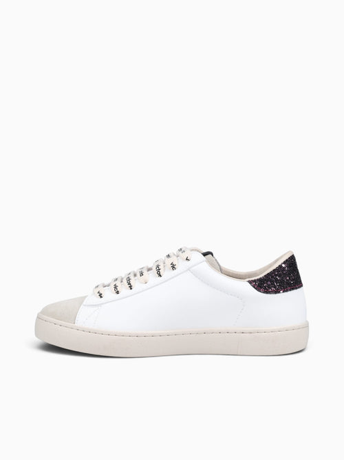 Berlin Glitter Cordon Burdeos Leather White Multi / 5 / M