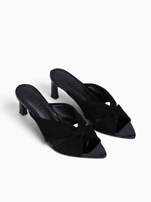 Jory Preto Kid Suede Verniz Black / 5 / M