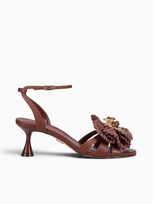 Josee Flores Marron Leather Brown / 5 / M