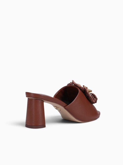 Josephine Flores Marron Leather Brown / 5 / M