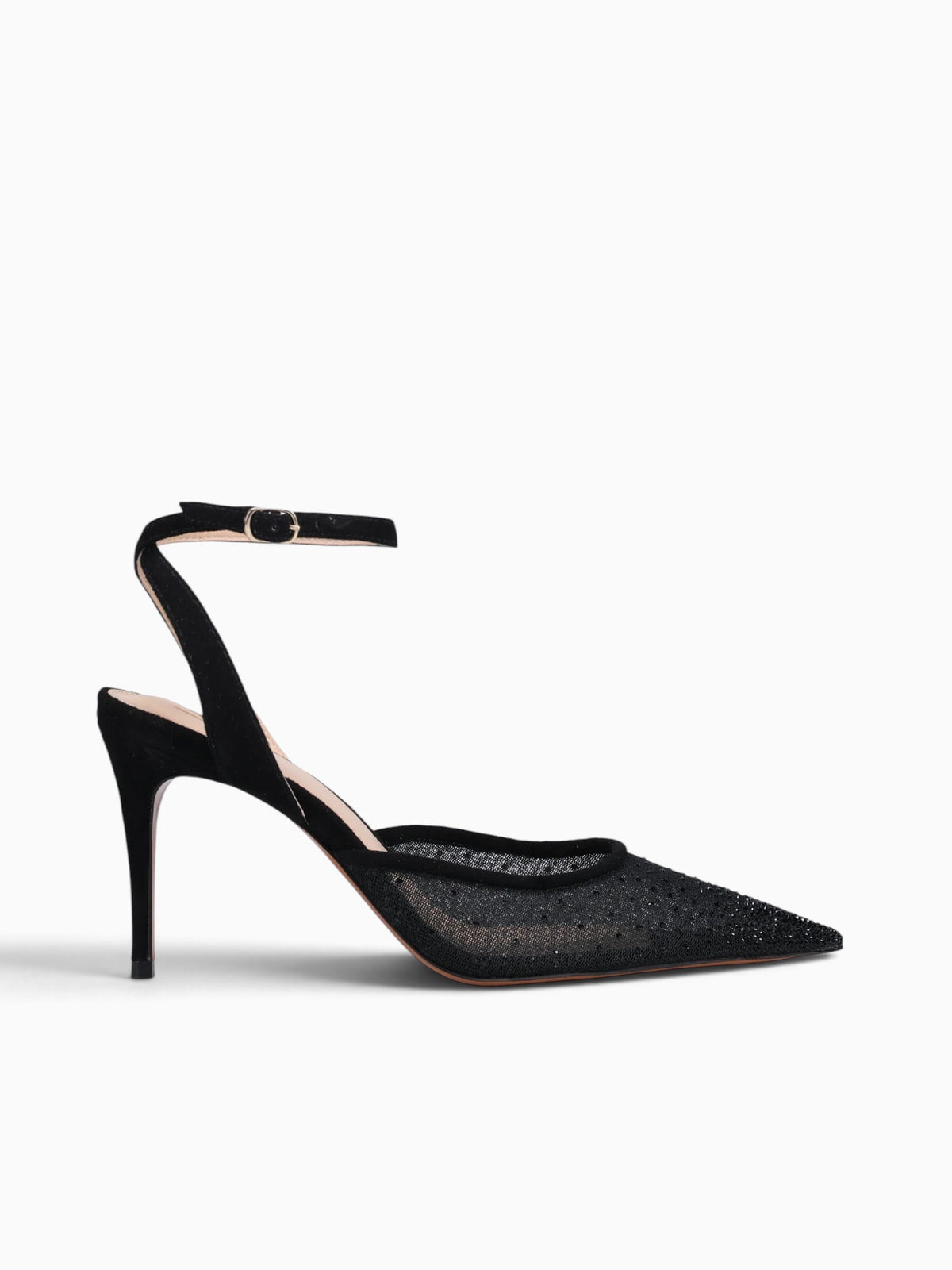 Gaines Preto Preto tela Kid suede Black / 5 / M