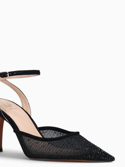 Gaines Preto Preto tela Kid suede Black / 5 / M