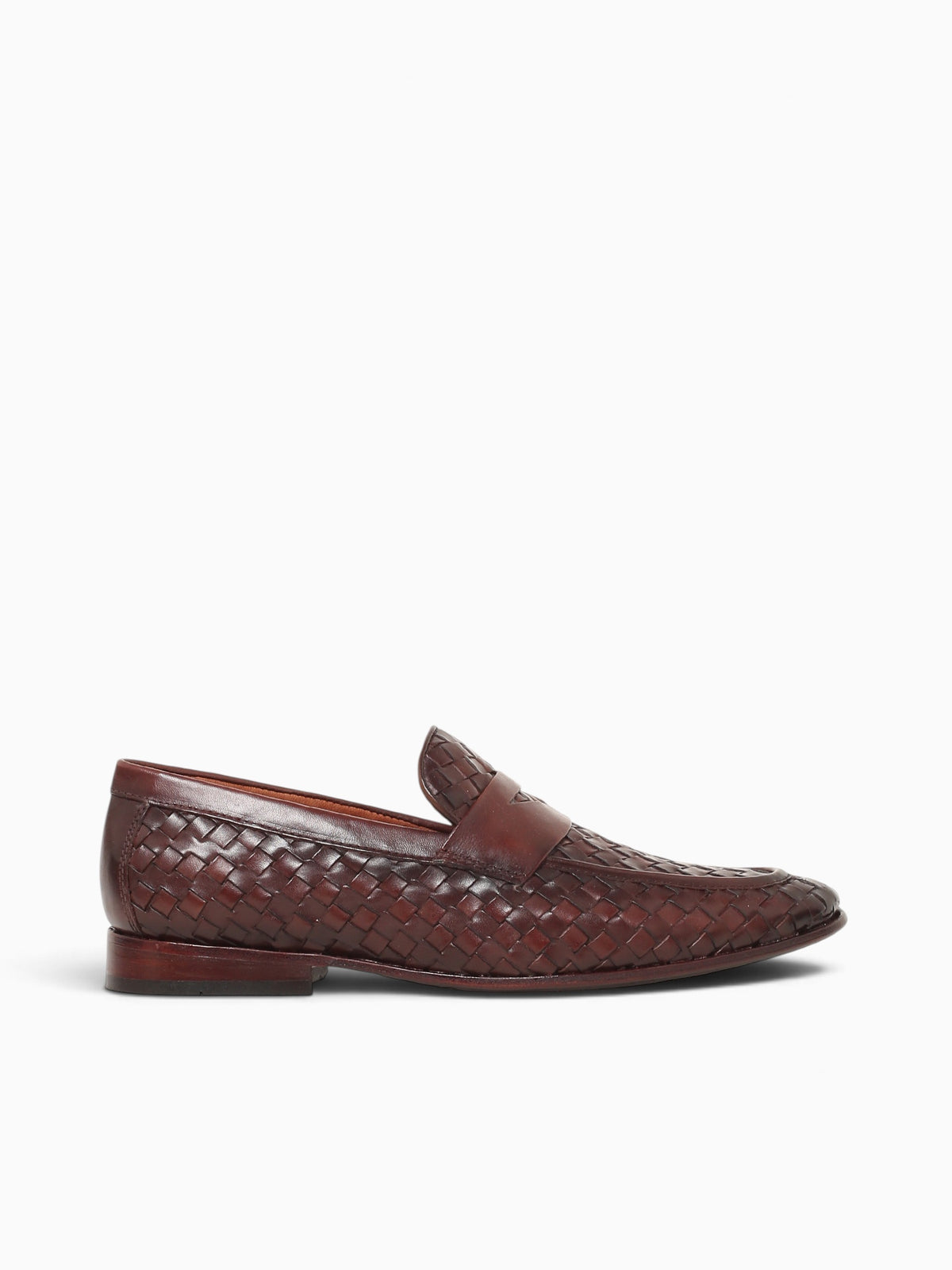 Samal Pinhao Woven Leather Cognac / 7 / M