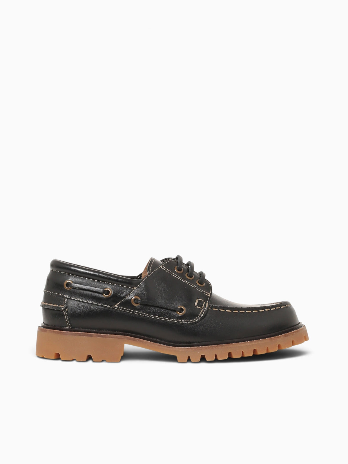 Samu Preto Leather Black / 7 / M