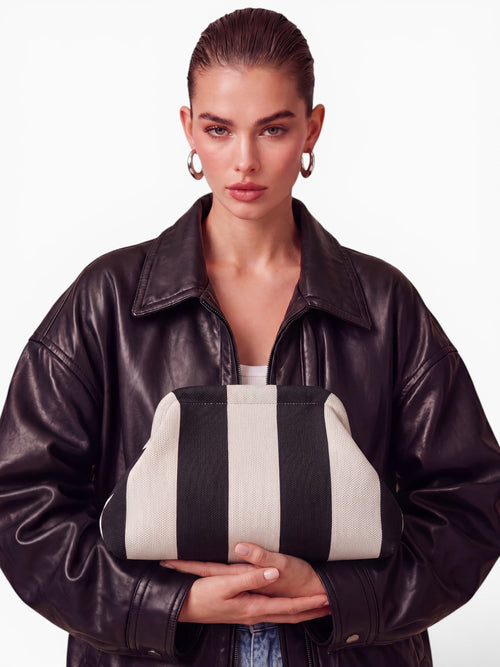 City Girl Pouch Black Beige Black Multi
