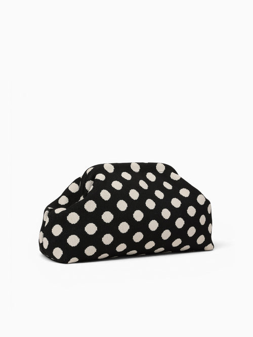 City Girl Pouch Polka Dot Black Black