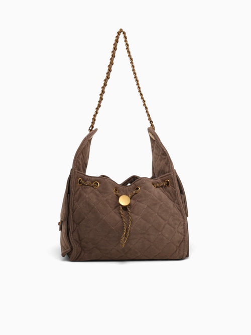 Amelie Shoulder Bag Taupe Taupe