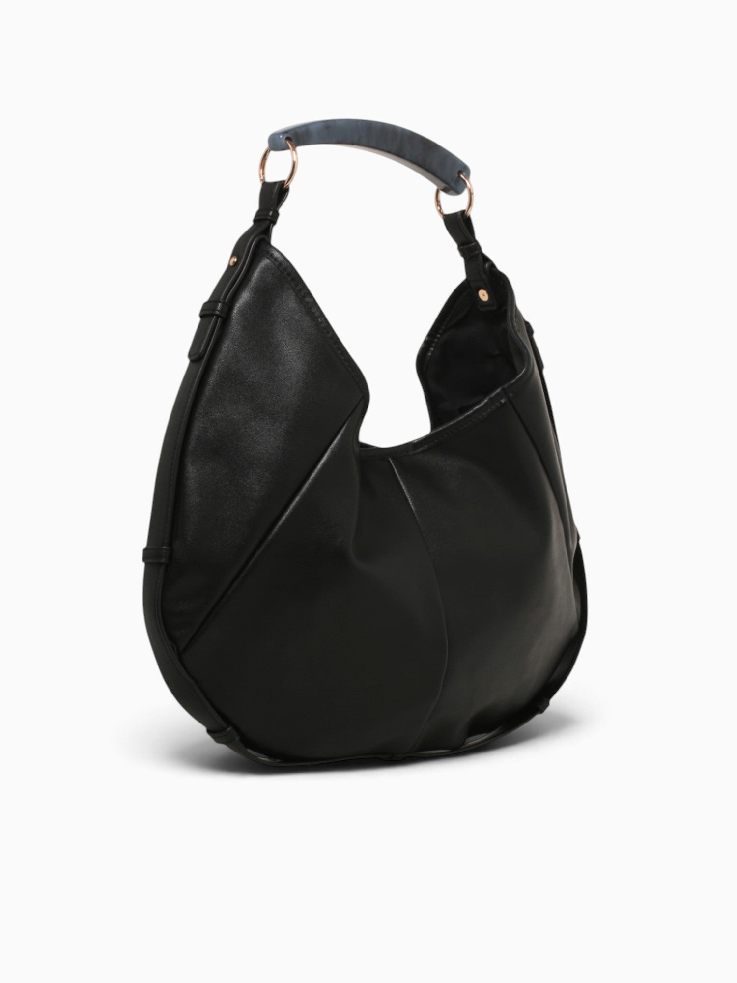Horn Shoulder Bag Black Black