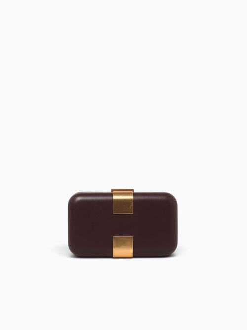 Amelie Box Bag Burgundy Dark Red