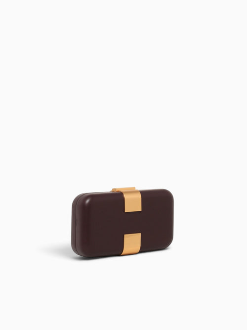 Amelie Box Bag Burgundy Dark Red