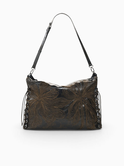 Leira Med Shoulder Bag Brown Brown